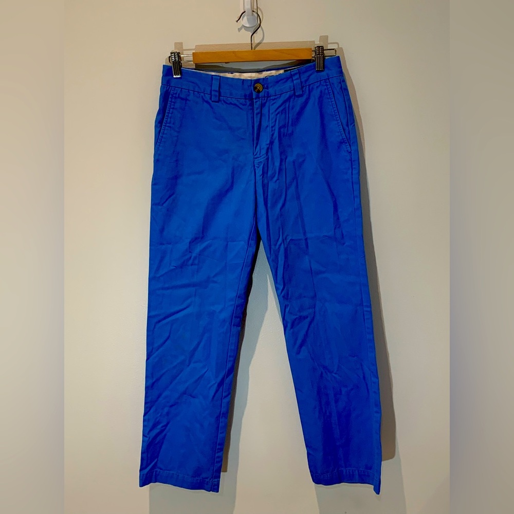 Vineyard Vines Slim Fit Breaker Chino Pants‎ Men’s 28 X 30 Light Blue 100%Cotton